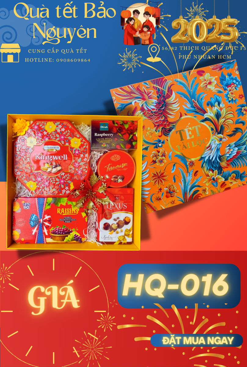 Hộp quà Tết 2025 - HQ016