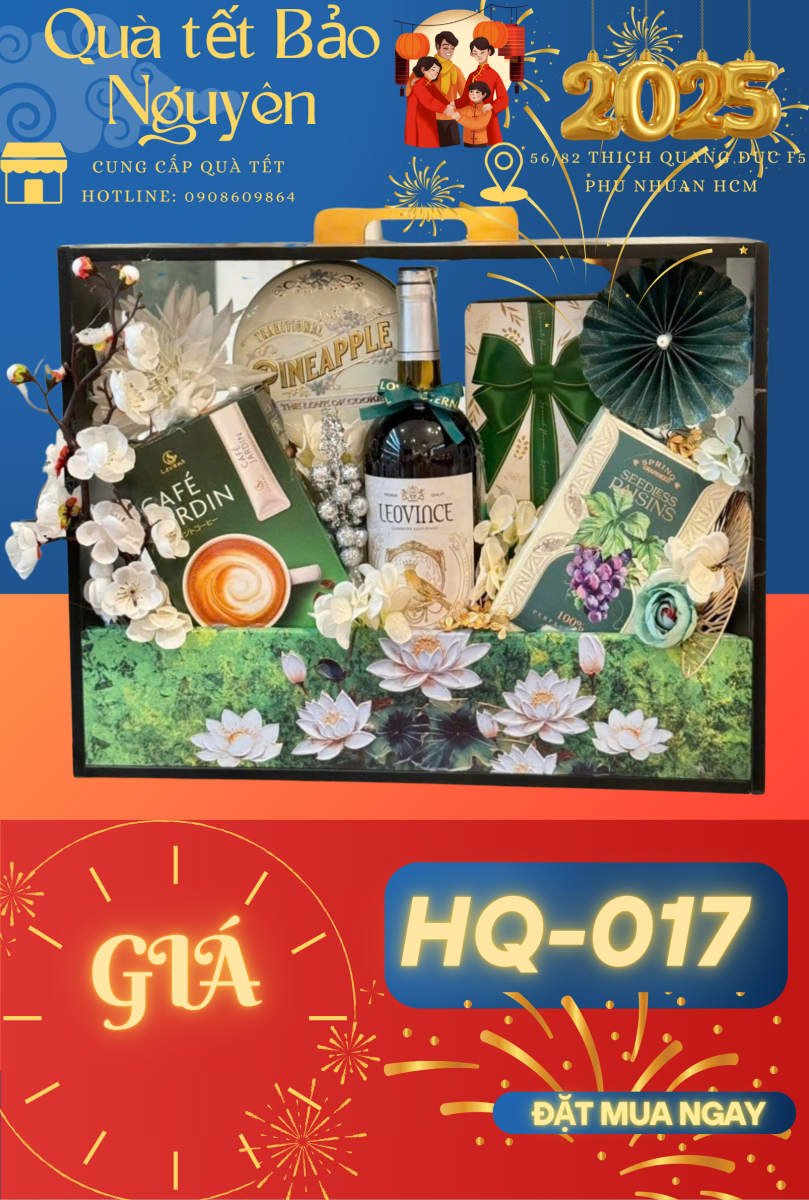 Hộp quà Tết 2025 - HQ017