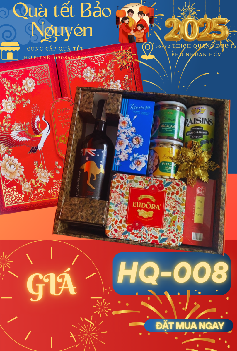 Hộp quà Tết 2025 - HQ008