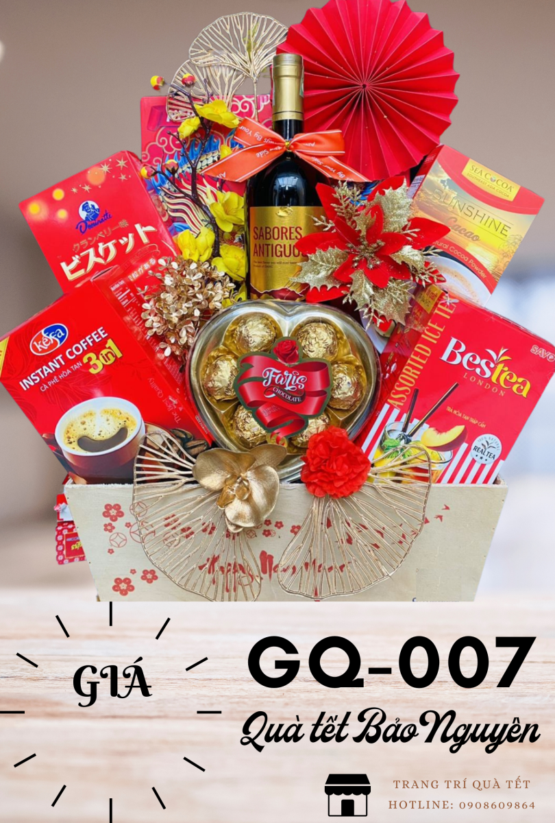 Giỏ quà Tết 2025 - GQ007
